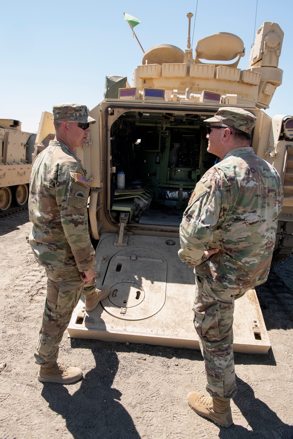 Adjutant General visit Oregon Army National Guard 3-116th Cavalry Brigade Combat Team in Idaho