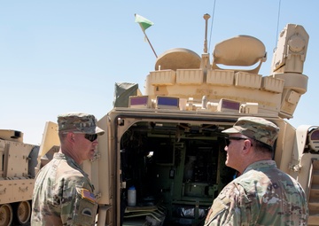 Adjutant General visit Oregon Army National Guard 3-116th Cavalry Brigade Combat Team in Idaho