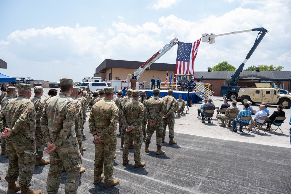 375th Civil Engineer Squadron Change of Command Ceremony