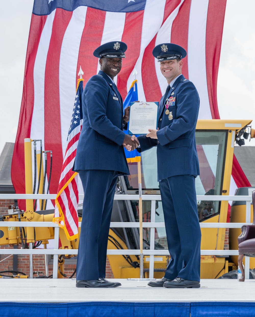 375th Civil Engineer Squadron Change of Command Ceremony