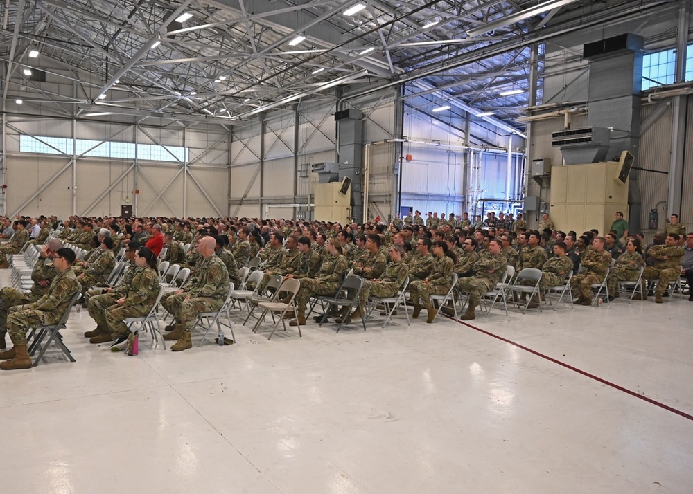 You Are What Makes the Mission Happen; 62d AW holds first all-call with new commander