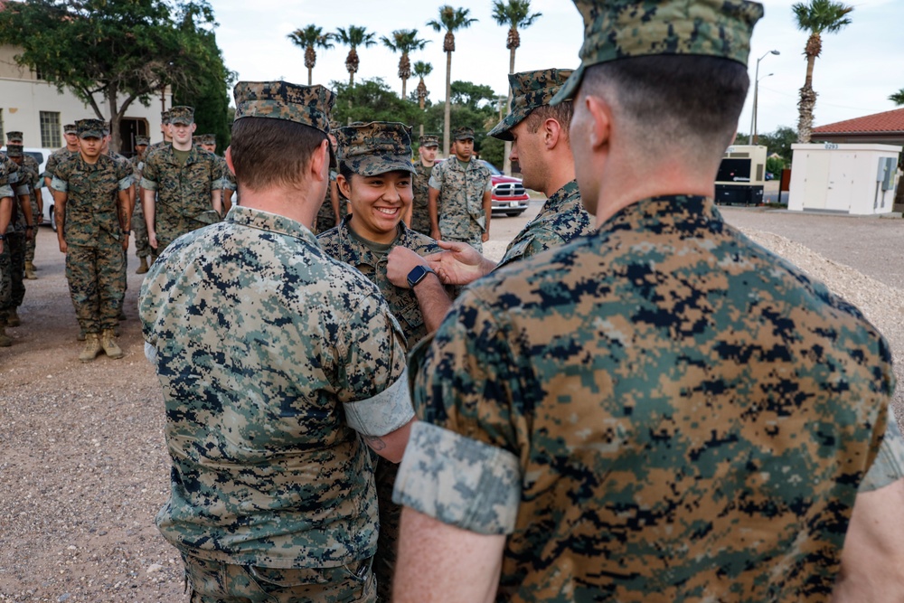 Cpl. Rosita Marta Promotion Ceremony