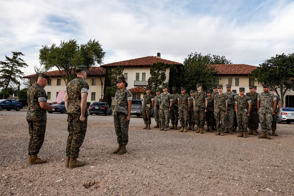 Cpl. Rosita Marta Promotion Ceremony