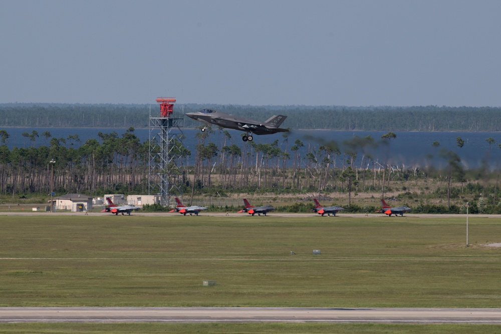 First F-35As arrive to the 325th Fighter Wing