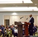 Former Chief Master Sgt. of the Air Force #18, Kaleth O. Wright mentors SNCO’s  during  Team Hickam’s SNCO Induction Ceremony