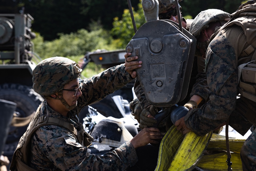 MWSS-171 to the Rescue! Marines Conduct Vehicle Extrication and Extraction during Eagle Wrath 23