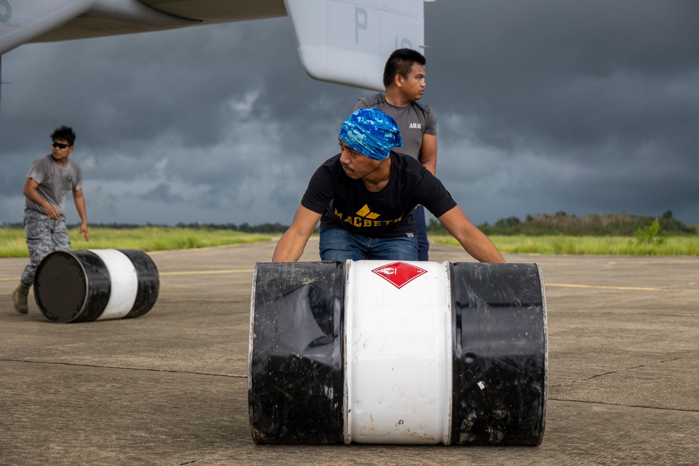 U.S. Marines Continue Relief Efforts in Wake of Typhoon Egay