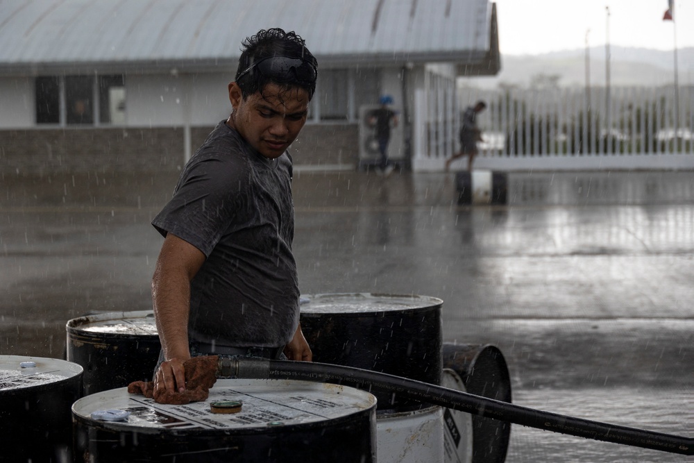 U.S. Marines Continue Relief Efforts in Wake of Typhoon Egay