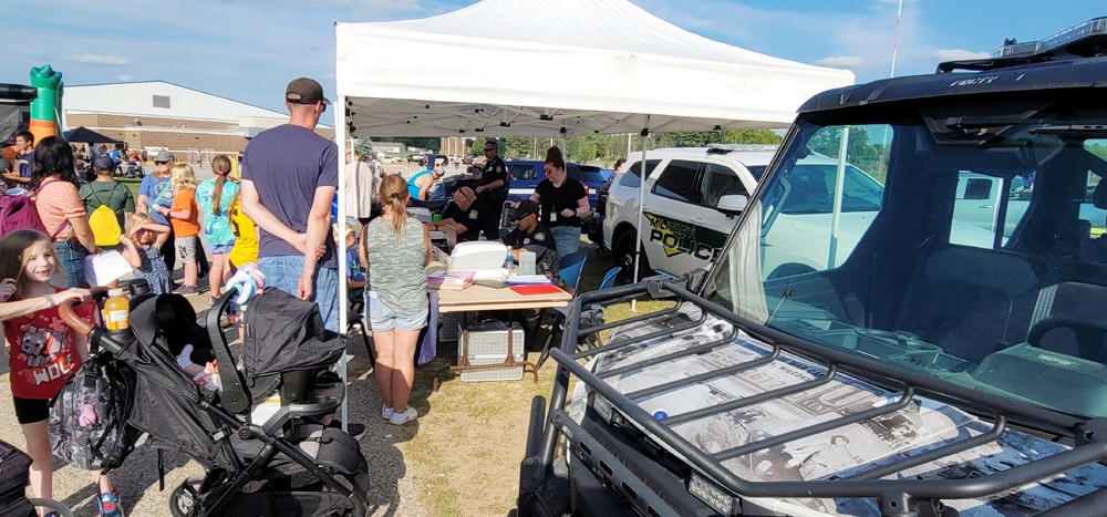 Fort McCoy supports two 2023 National Night Out events; supporting building first-responder relationships with local communities