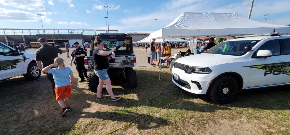 Fort McCoy supports two 2023 National Night Out events; supporting building first-responder relationships with local communities