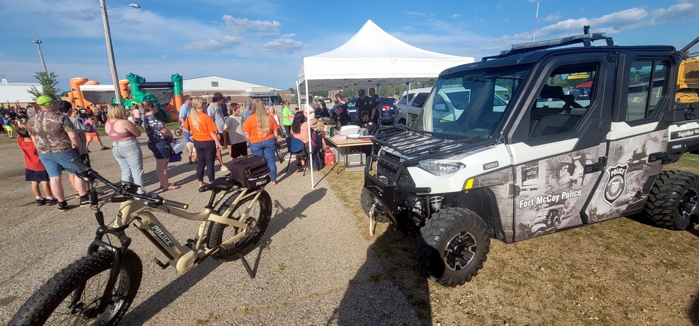 Fort McCoy supports two 2023 National Night Out events; supporting building first-responder relationships with local communities