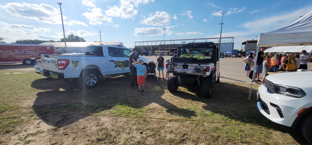 Fort McCoy supports two 2023 National Night Out events; supporting building first-responder relationships with local communities