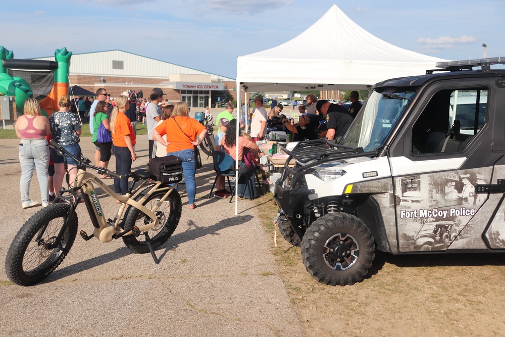 Fort McCoy supports two 2023 National Night Out events; supporting building first-responder relationships with local communities