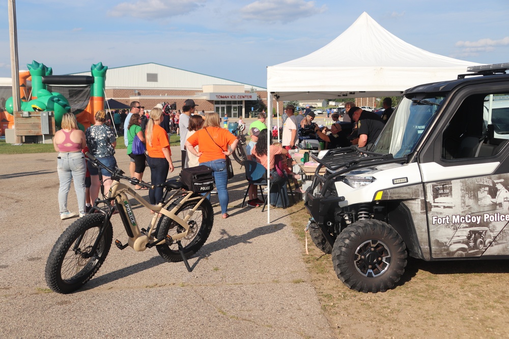 Fort McCoy supports two 2023 National Night Out events; supporting building first-responder relationships with local communities