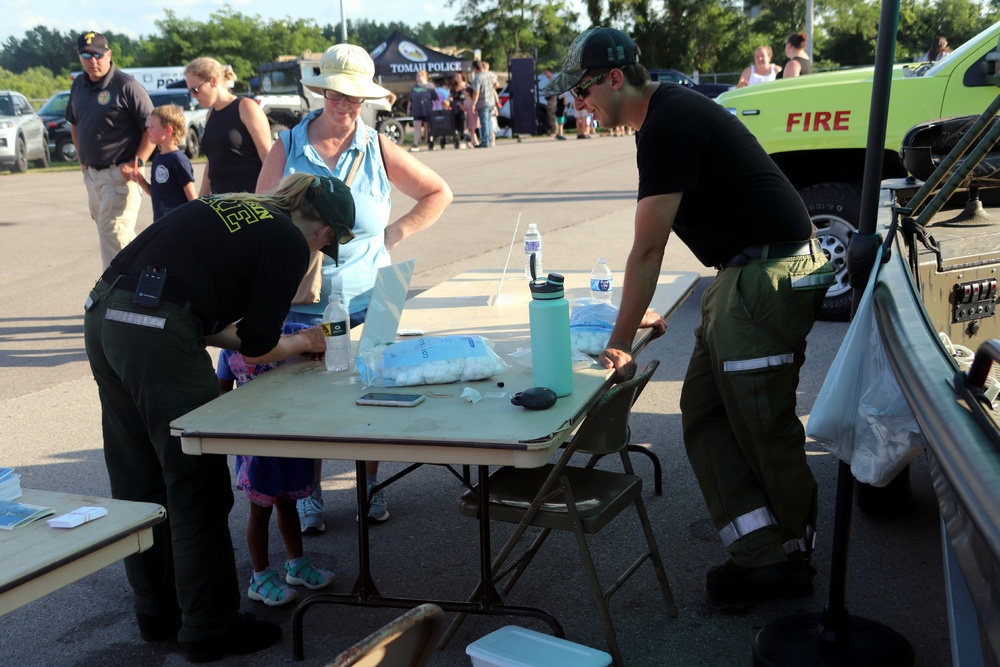 Fort McCoy supports two 2023 National Night Out events; supporting building first-responder relationships with local communities