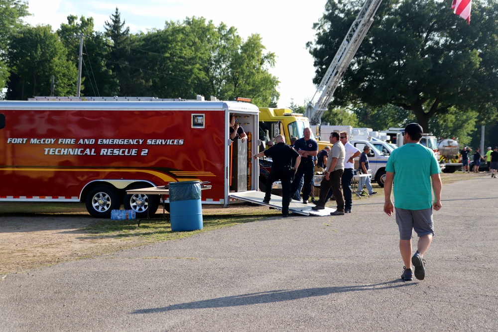 Fort McCoy supports two 2023 National Night Out events; supporting building first-responder relationships with local communities