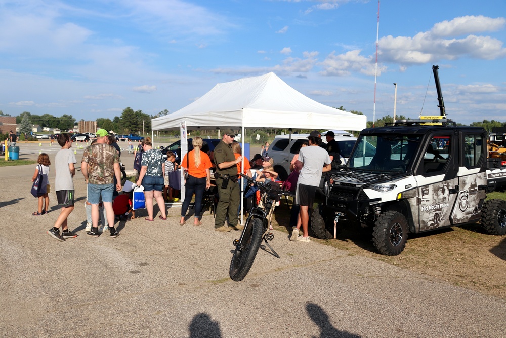 Fort McCoy supports two 2023 National Night Out events; supporting building first-responder relationships with local communities