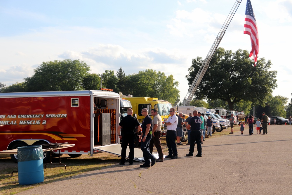 Fort McCoy supports two 2023 National Night Out events; supporting building first-responder relationships with local communities