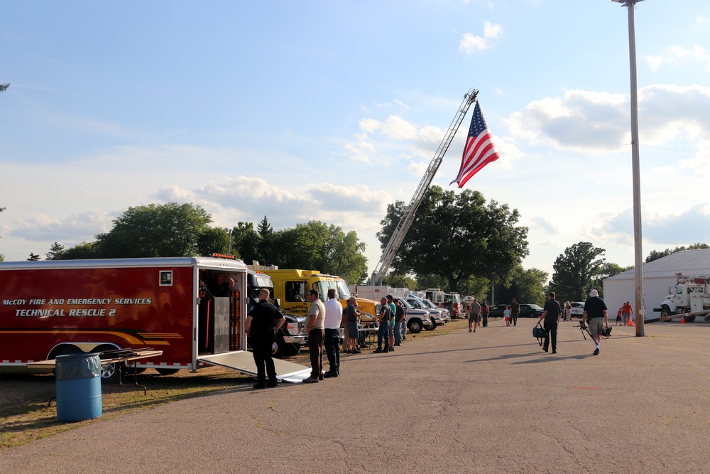 Fort McCoy supports two 2023 National Night Out events; supporting building first-responder relationships with local communities