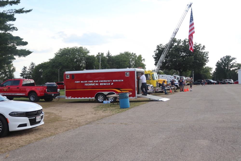 Fort McCoy supports two 2023 National Night Out events; supporting building first-responder relationships with local communities