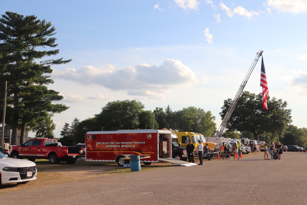 Fort McCoy supports two 2023 National Night Out events; supporting building first-responder relationships with local communities