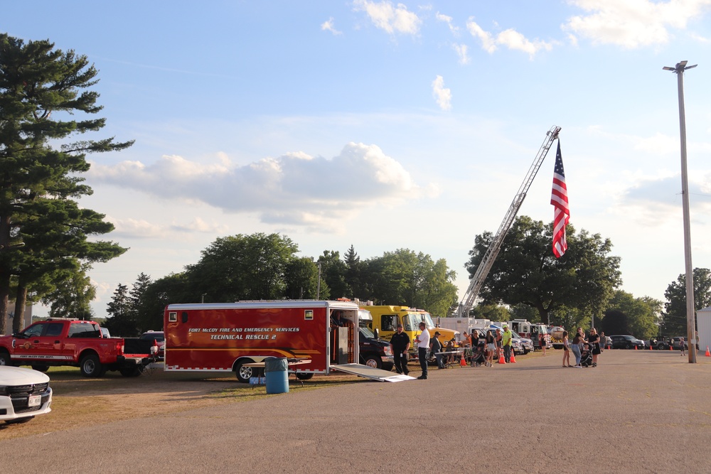 Fort McCoy supports two 2023 National Night Out events; supporting building first-responder relationships with local communities