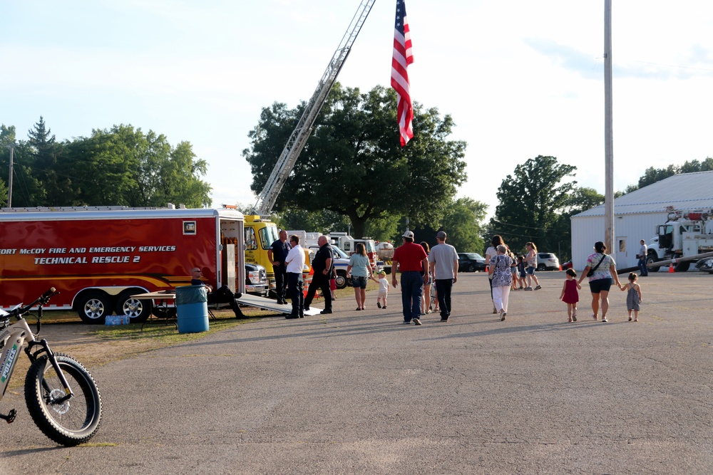 Fort McCoy supports two 2023 National Night Out events; supporting building first-responder relationships with local communities