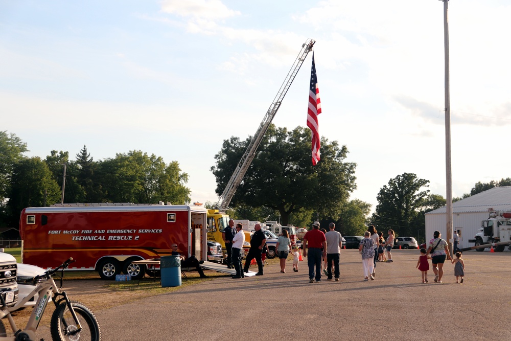 Fort McCoy supports two 2023 National Night Out events; supporting building first-responder relationships with local communities