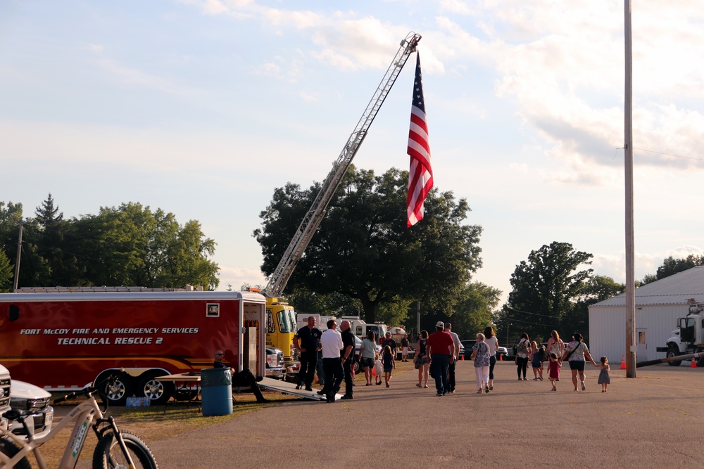 Fort McCoy supports two 2023 National Night Out events; supporting building first-responder relationships with local communities