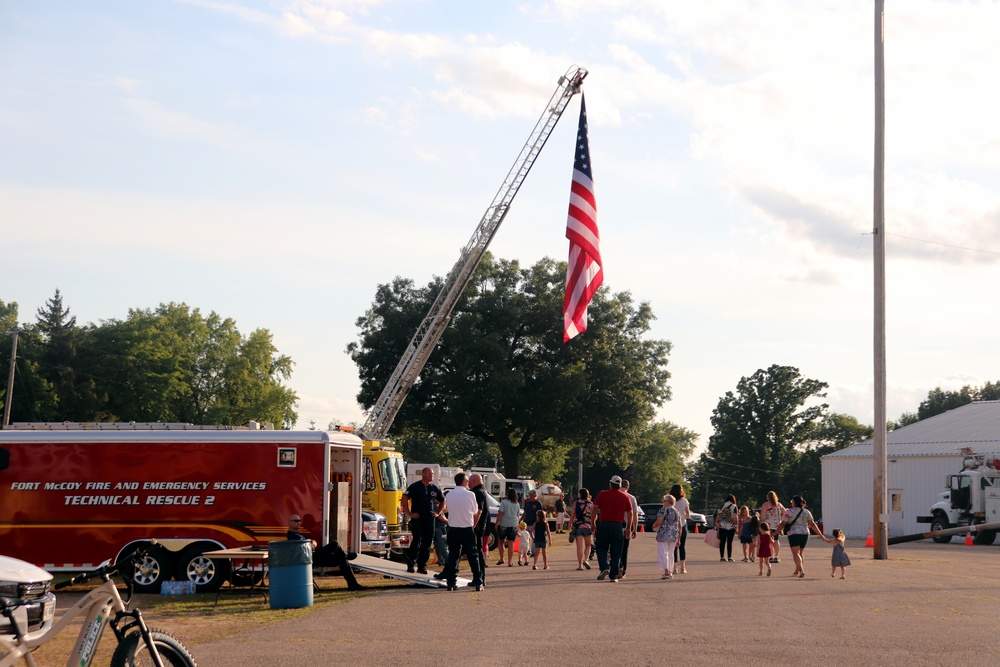 Fort McCoy supports two 2023 National Night Out events; supporting building first-responder relationships with local communities