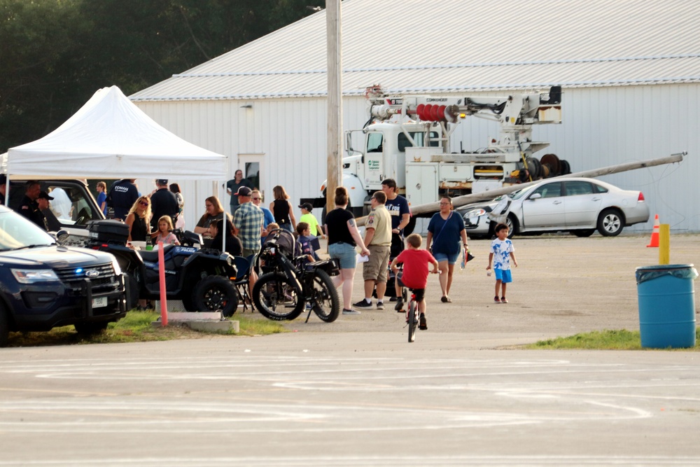 Fort McCoy supports two 2023 National Night Out events; supporting building first-responder relationships with local communities