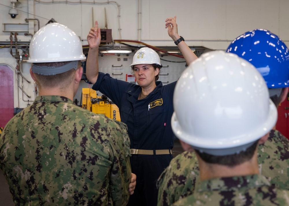 USS Tripoli U.S. Naval Academy Midshipmen Tour