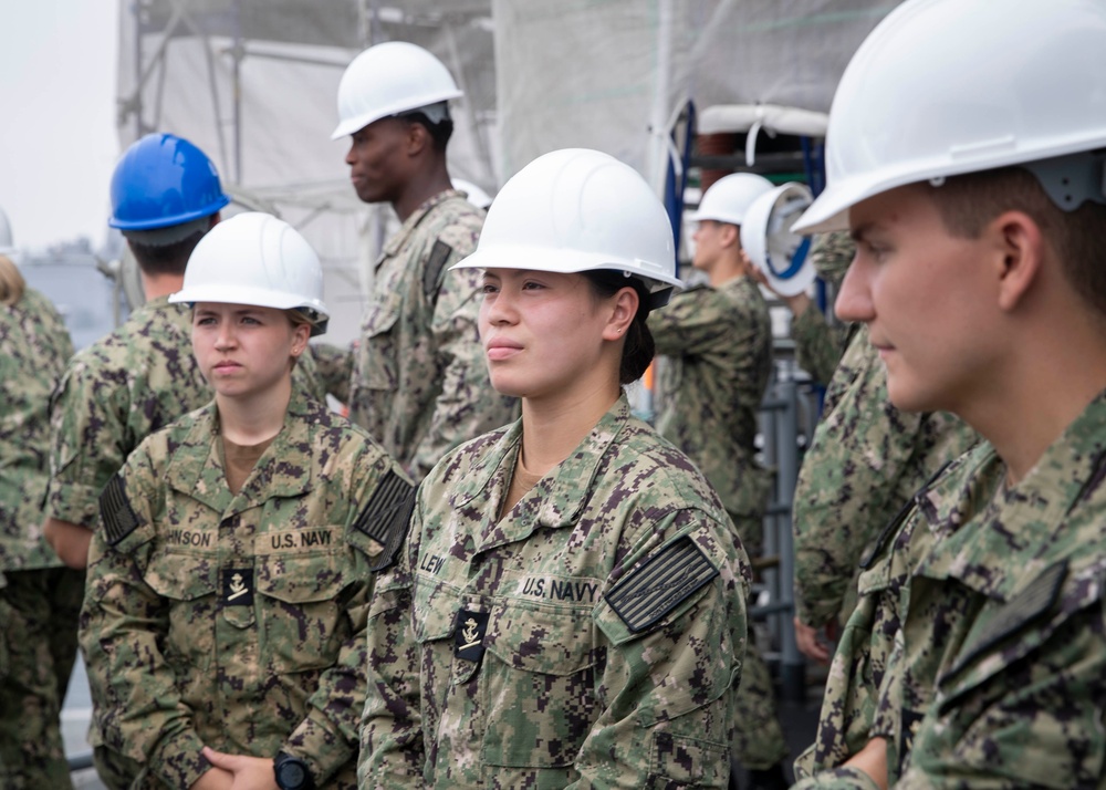 USS Tripoli U.S. Naval Academy Midshipmen Tour