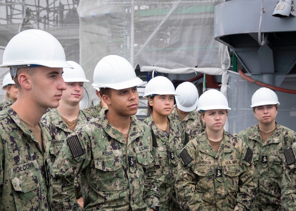 USS Tripoli U.S. Naval Academy Midshipmen Tour