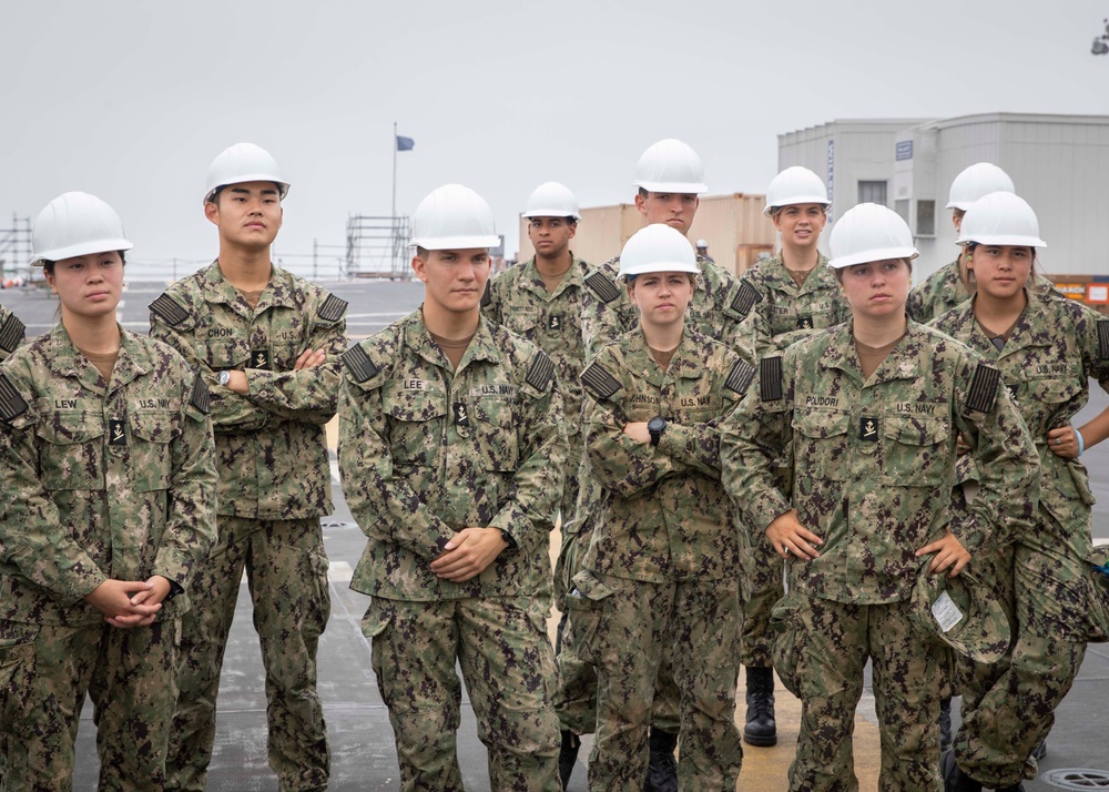 USS Tripoli U.S. Naval Academy Midshipmen Tour