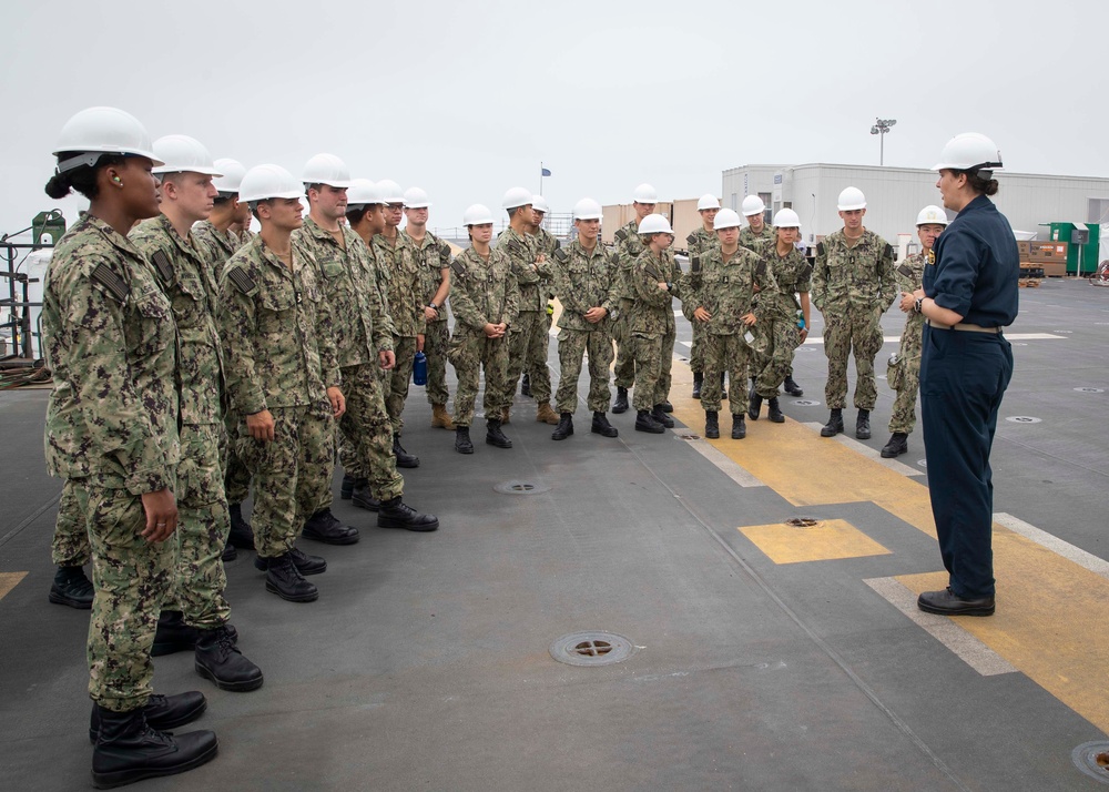 USS Tripoli U.S. Naval Academy Midshipmen Tour