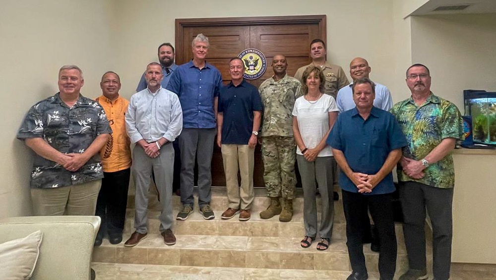 JRM and MDA Provide Guam Defense System Brief for Guam Congressman