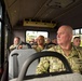 Adm. Grady observes Typhoon Mawar damage during a tour of Guam.