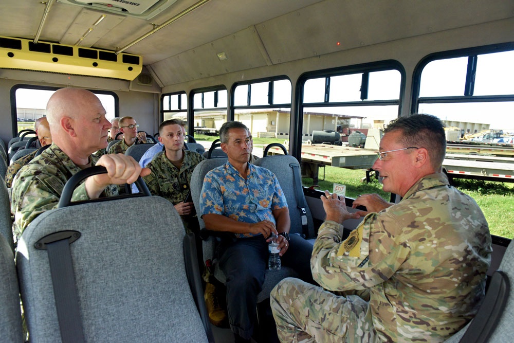 Brig. Gen. Palenske Briefs Adm. Grady