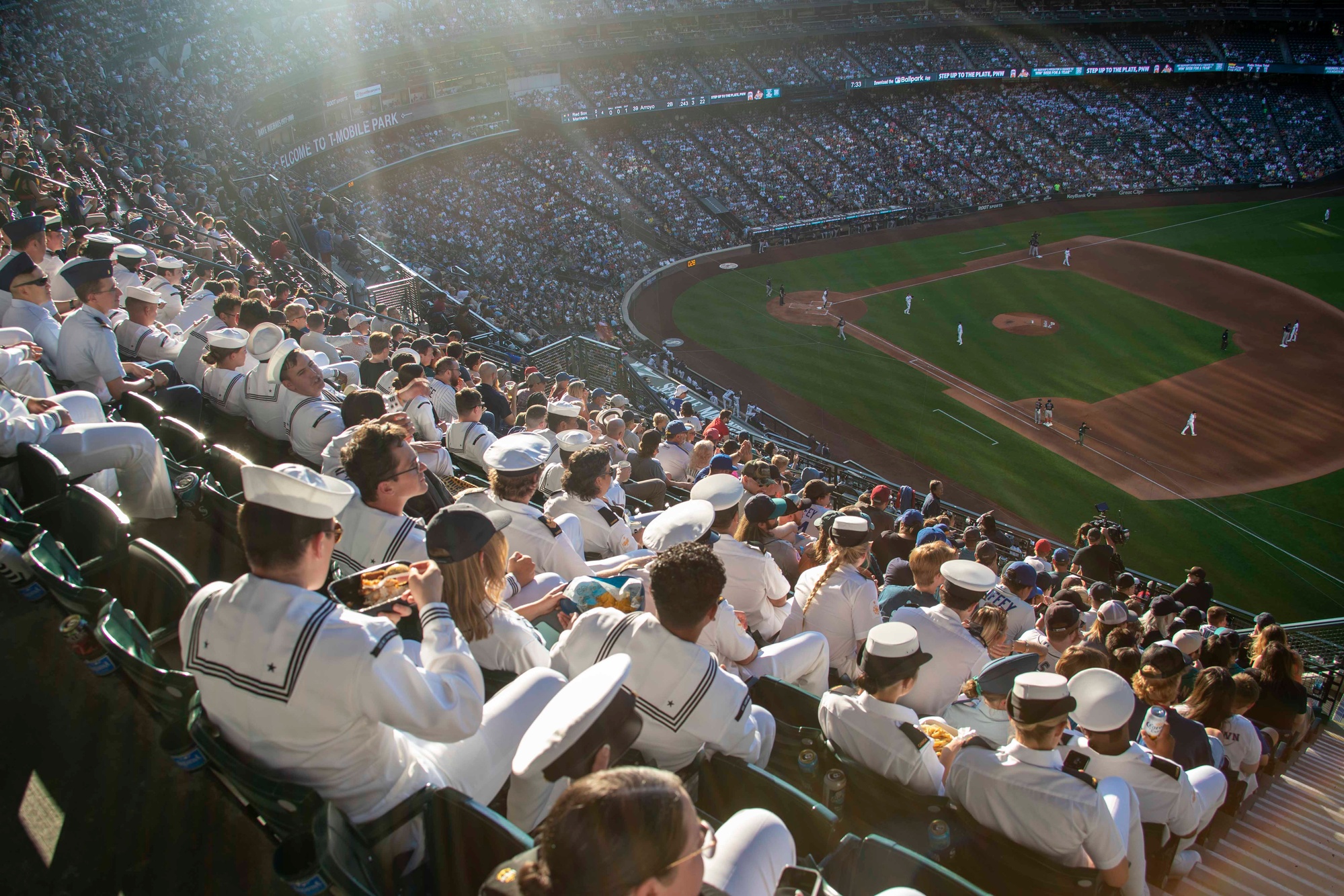 Fans at Bat at T-Mobile Park