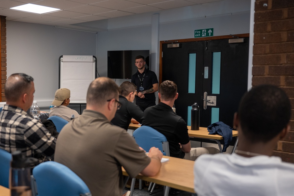 Strengthening Forces and Building Partnerships: 48th SFS Visits Suffolk Police HQ