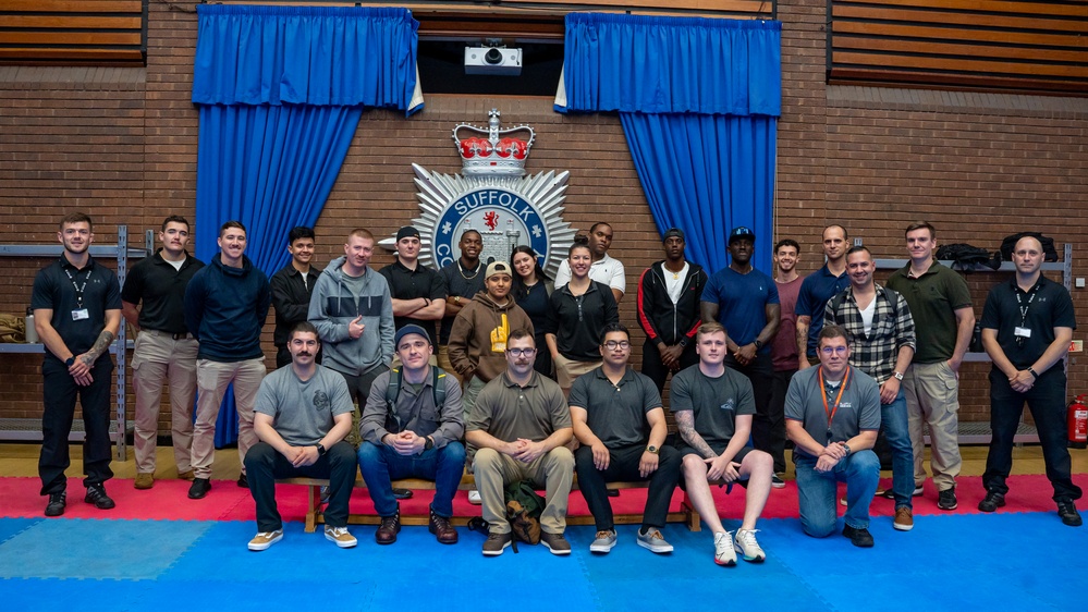 Strengthening Forces and Building Partnerships: 48th SFS Visits Suffolk Police HQ