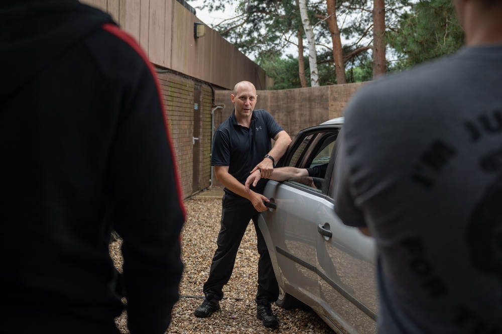 Strengthening Forces and Building Partnerships: 48th SFS Visits Suffolk Police HQ