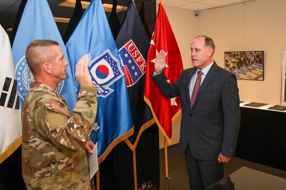 Newly Appointed Director for U.S. Forces Korea Resources and Assessments