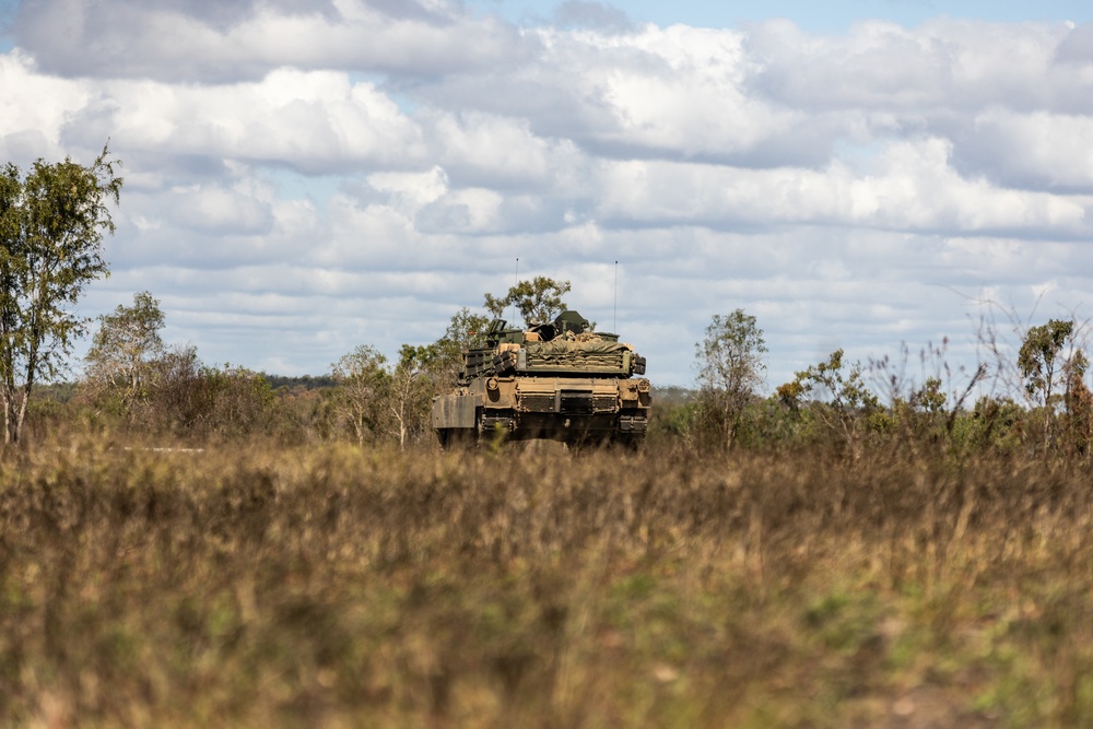 1AD maneuvers during Talisman Sabre 23