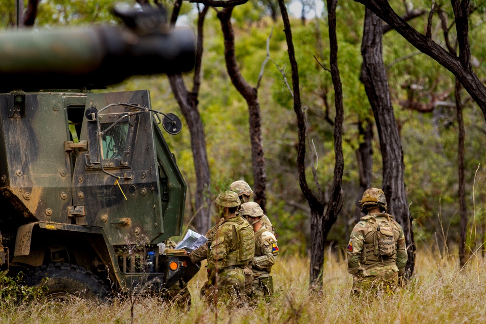 1AD maneuvers during Talisman Sabre 23