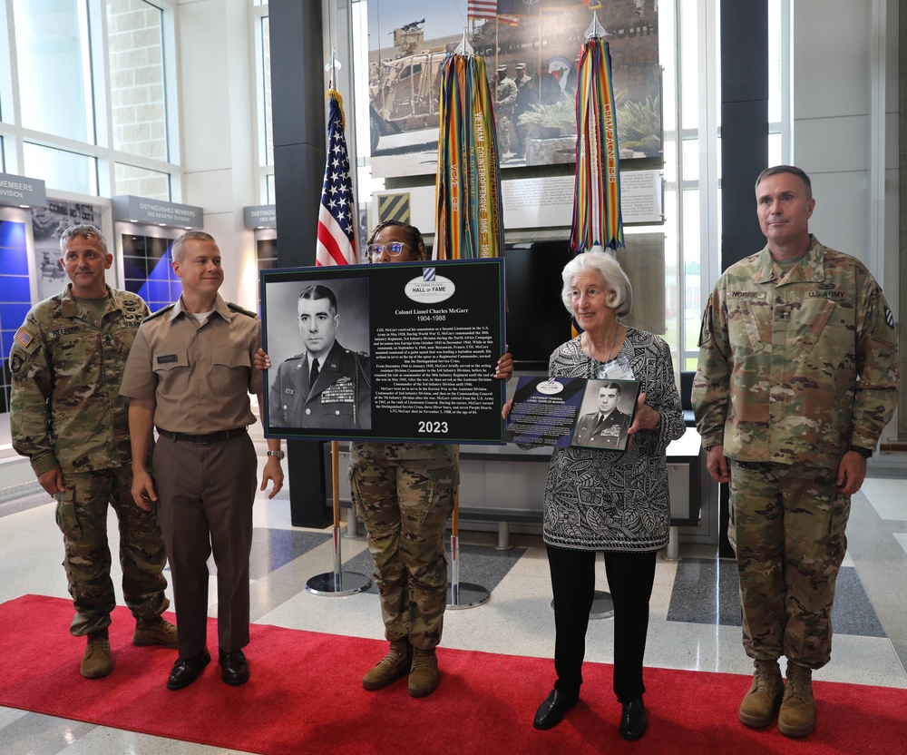 Distinguished Member of the Division and Marne Hall of Fame Ceremony