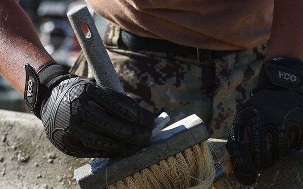 Waterfront Construction Companies CTX Quay Wall Pile Cap Project.