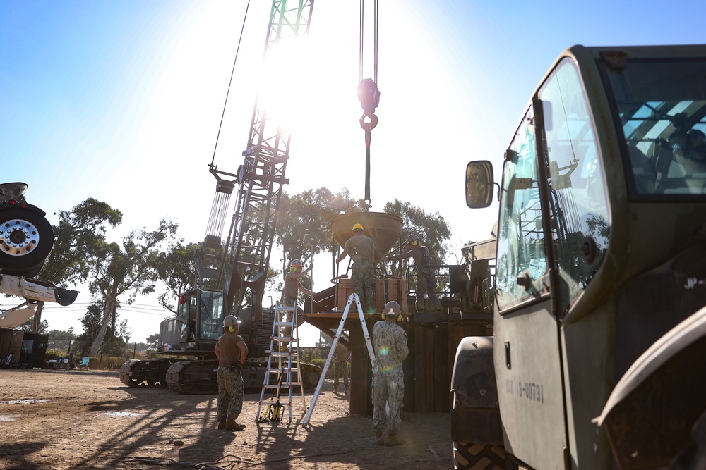 Waterfront Construction Companies CTX Quay Wall Pile Cap Project.