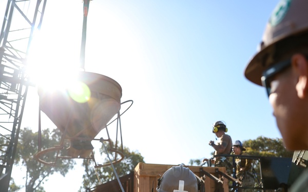 Waterfront Construction Companies CTX Quay Wall Pile Cap Project.